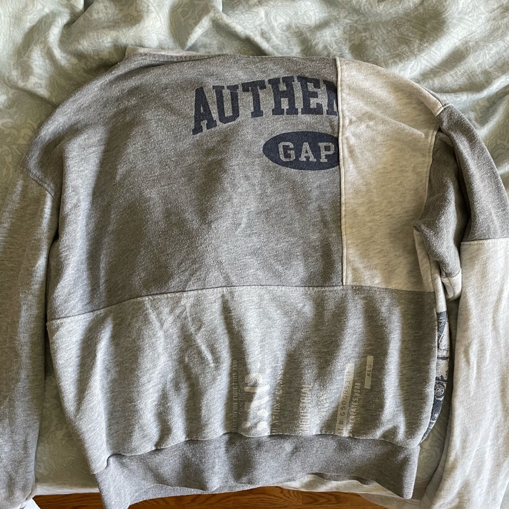 Gap Patchwork Hoodie Size Small - image 4
